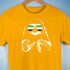 Pride Sloth Aromantic Flag Sunglasses Premium Unisex T-Shirt - Gold